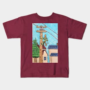 Electrician Robot Kids T-Shirt